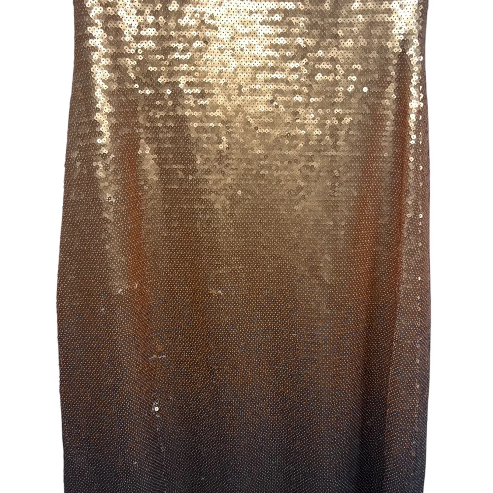 NEW NWT Show Me Your Mumu Taylor Strapless Tube Maxi Dress In Gold Ombre Sequins